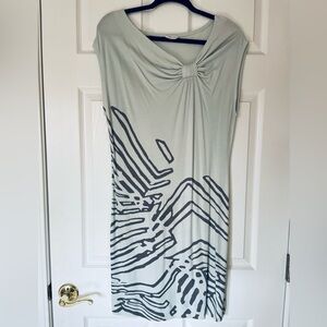 Calvin Klein Gray and Black Dress